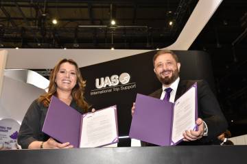 ana marojevic flystars founder and omar hosari co owner founder and ceo uas seal their new partnership credit uas wTMRIS